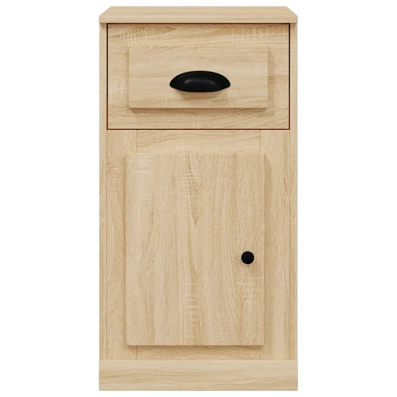 Armoire latérale avec tiroir ergonomique rangement 40 x 50 x 75 cm en bois d'ingénierie chêne sonoma 02_0048270