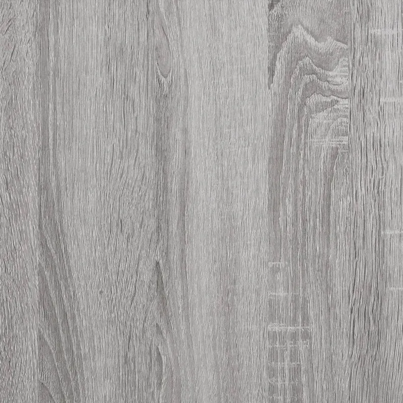Armoire murale pratique polyvalente 80 x 33 x 80 cm avec 3 étagères en bois d'ingénierie gris 02_0048286