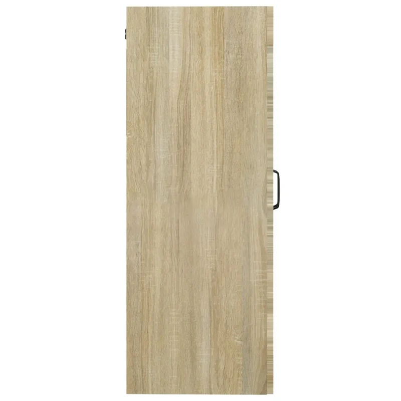 Armoire murale suspendue bois d'ingénierie rangement polyvalent 69 x 34 x 90 cm en chêne sonoma 02_0048025