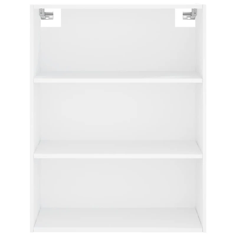 Buffet bahut commode armoire meuble de rangement organisateur cuisine salle de séjour salon haut 69,5 x 34 x 180 cm bois d'ingénierie blanc 02_0032543