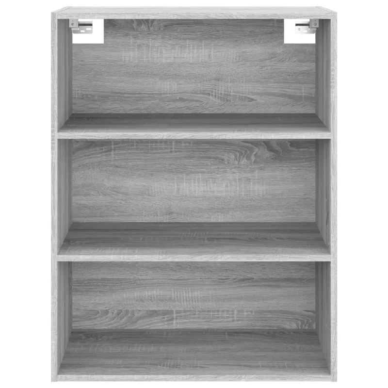Armoire murale suspendue compacte fonctionnelle 69,5 x 32,5 x 90 cm en bois d'ingénierie sonoma gris 02_0048325