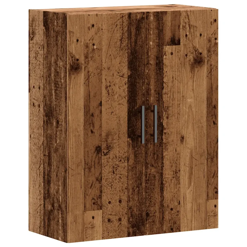 Armoire murale vintage au design élégant rangement pratique 69,5 x 34 x 90 cm en bois d'ingénierie vieux bois 02_0051126