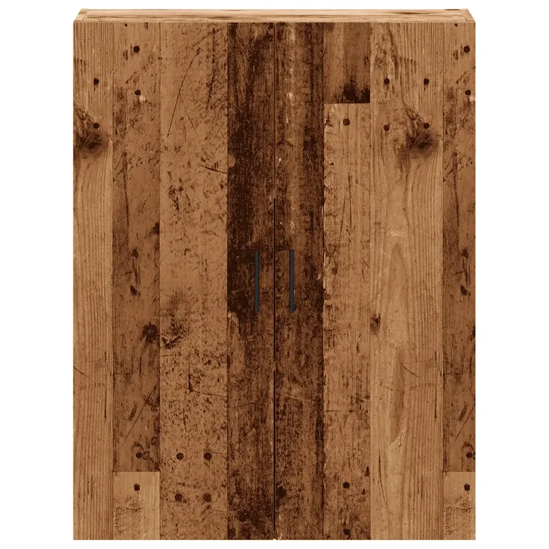 Armoire murale vintage au design élégant rangement pratique 69,5 x 34 x 90 cm en bois d'ingénierie vieux bois 02_0051126