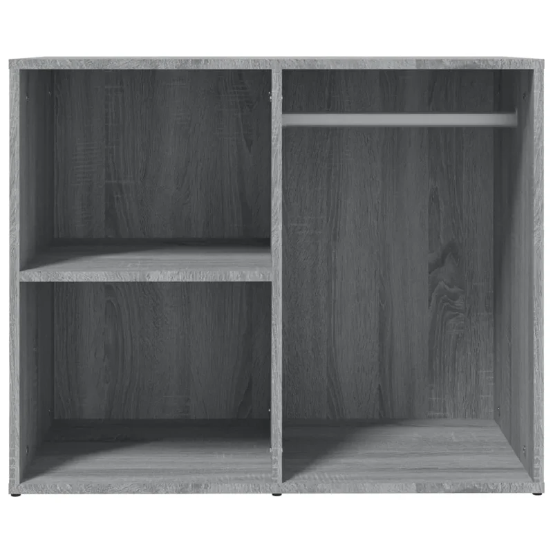 Armoire de dressing pratique style moderne espace rangement 80 x 40 x 65 cm en bois d'ingénierie sonoma gris 02_0048433