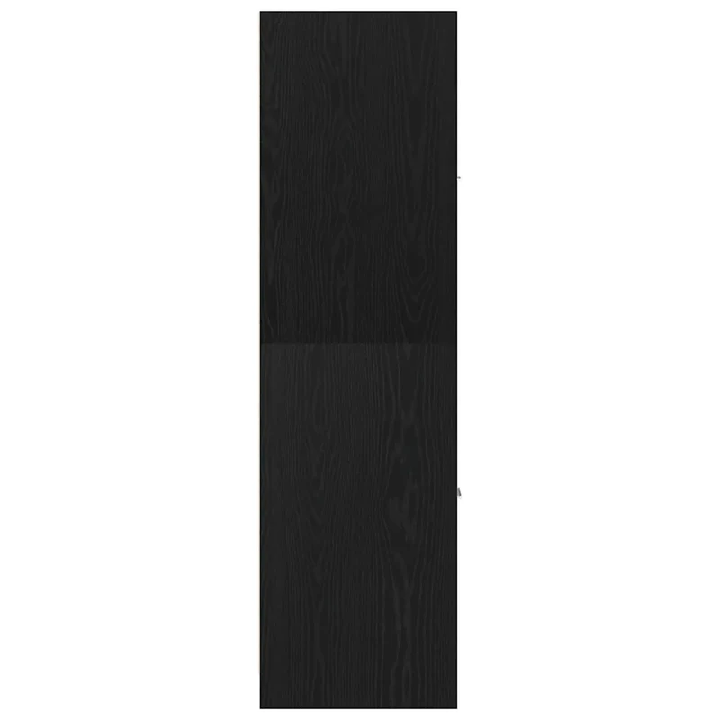 Armoire d'apothicaire multifonctionnelle rangement 30 x 41 x 144,5 cm en bois d'ingénierie chêne noir 02_0051799