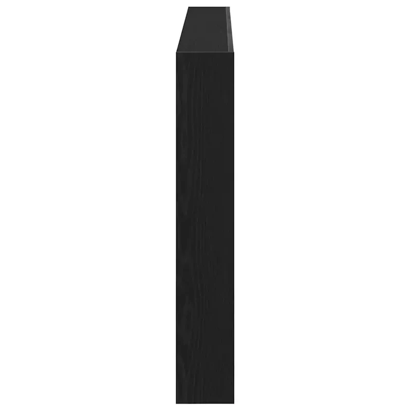 Armoire tête de lit moderne avec lumières LED 180 x 17 x 102 cm en bois d'ingénierie chêne noir 02_0051952