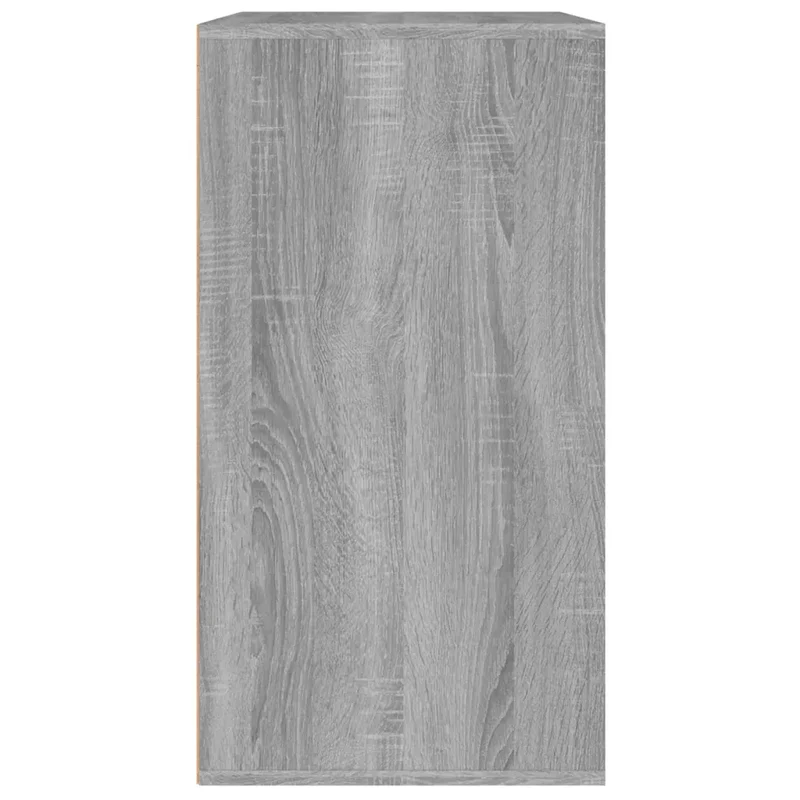 Armoire cosmétique design moderne rangement spacieux 80 x 40 x 75 cm en bois d'ingénierie gris 02_0048430