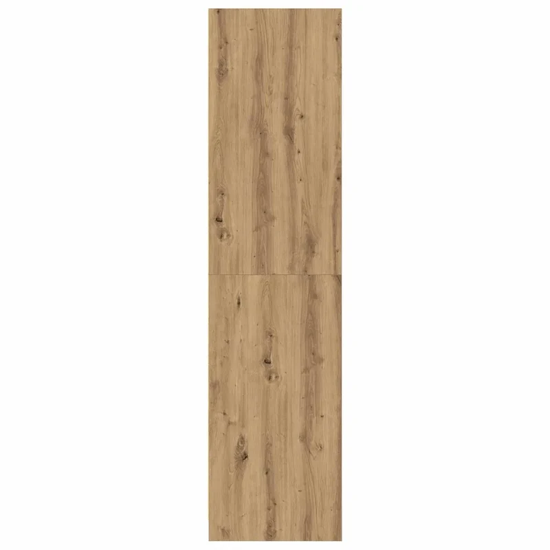 Armoire de rangement moderne avec étagères en planches 50 x 50 x 200 cm en bois d'ingénierie chêne artisanal 02_0052445