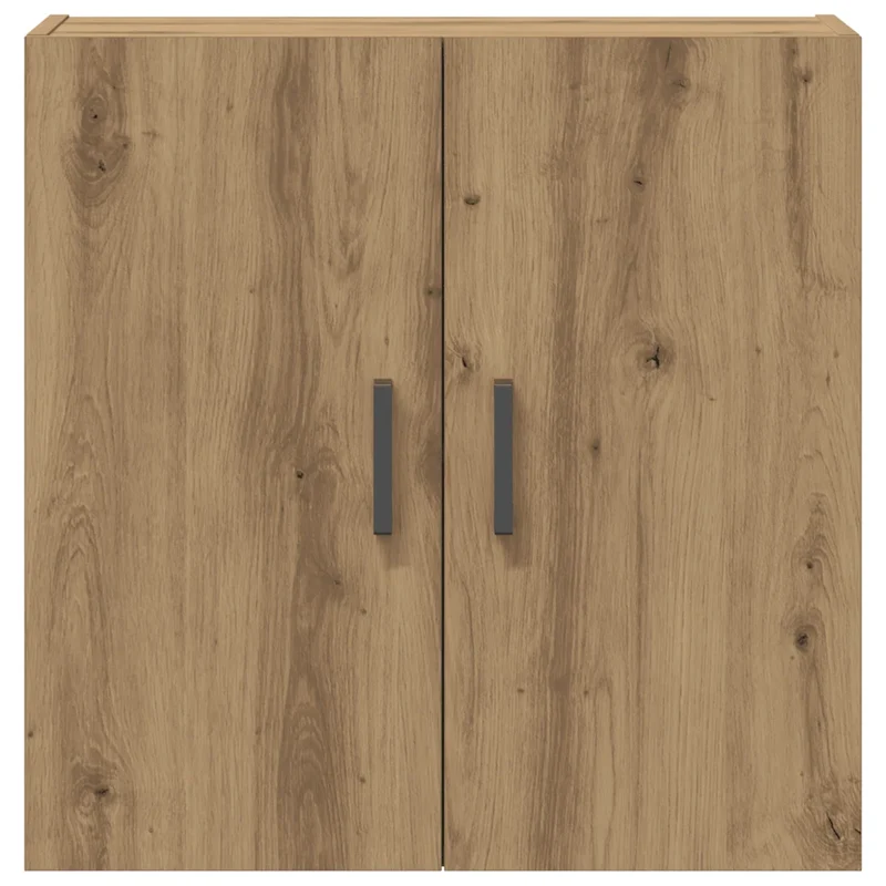 Armoire murale fonctionnelle design épuré 60 x 31 x 60 cm en bois d'ingénierie chêne artisanal 02_0051137