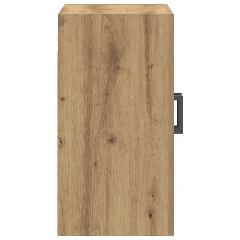 Armoire murale fonctionnelle design épuré 60 x 31 x 60 cm en bois d'ingénierie chêne artisanal 02_0051137