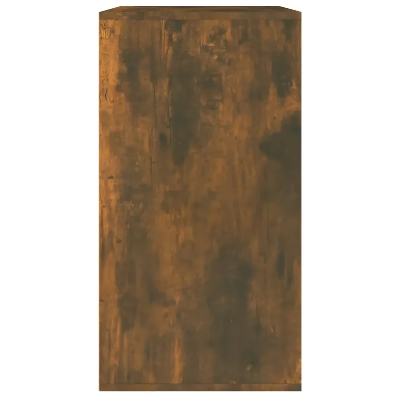 Armoire cosmétique moderne pratique rangement 80 x 40 x 75 cm en bois d'ingénierie chêne fumé 02_0048429