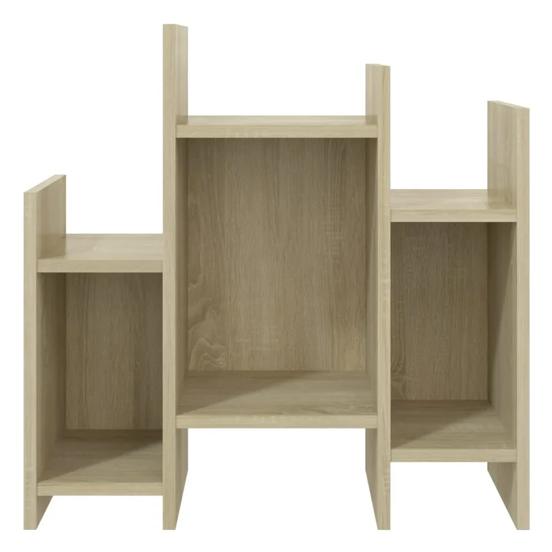 Armoire latérale pratique rangement 60 x 26 x 60 cm style moderne en aggloméré chêne sonoma 02_0047874