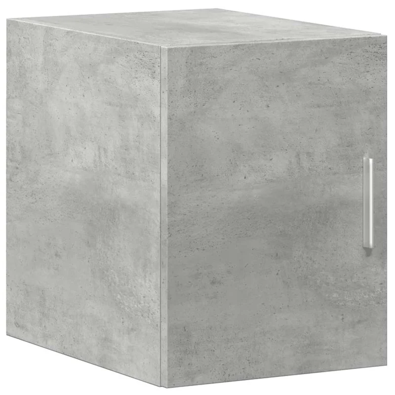 Armoire de rangement mince pour petits espaces 30 x 42,5 x 225 cm avec 8 compartiments style moderne en bois d'ingénierie gris béton 02_0055549