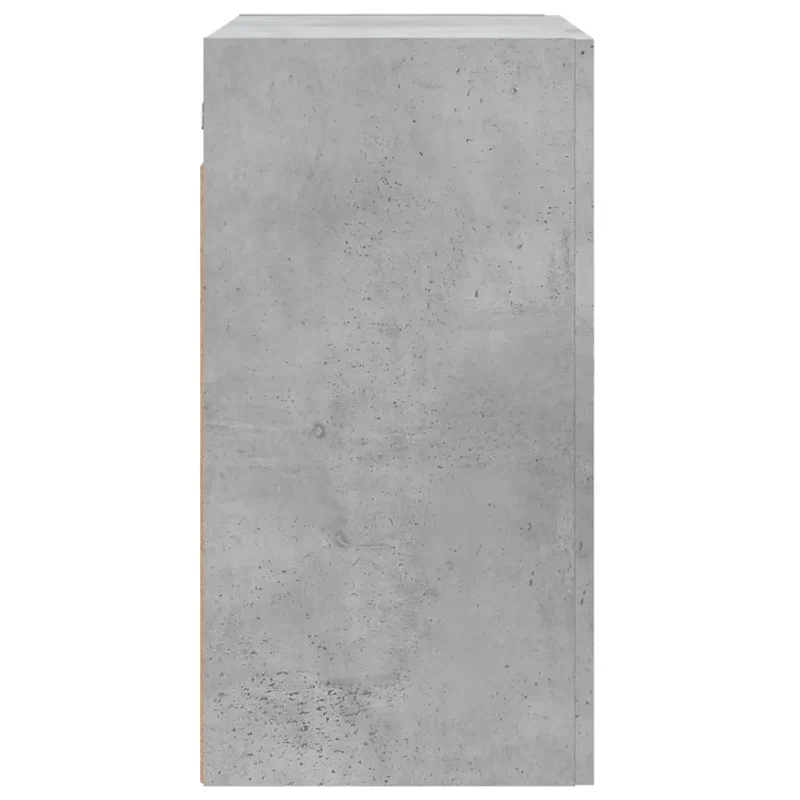 Armoire murale flottante fonctionnelle style moderne 60 x 31 x 60 cm en bois d'ingénierie gris béton 02_0048817