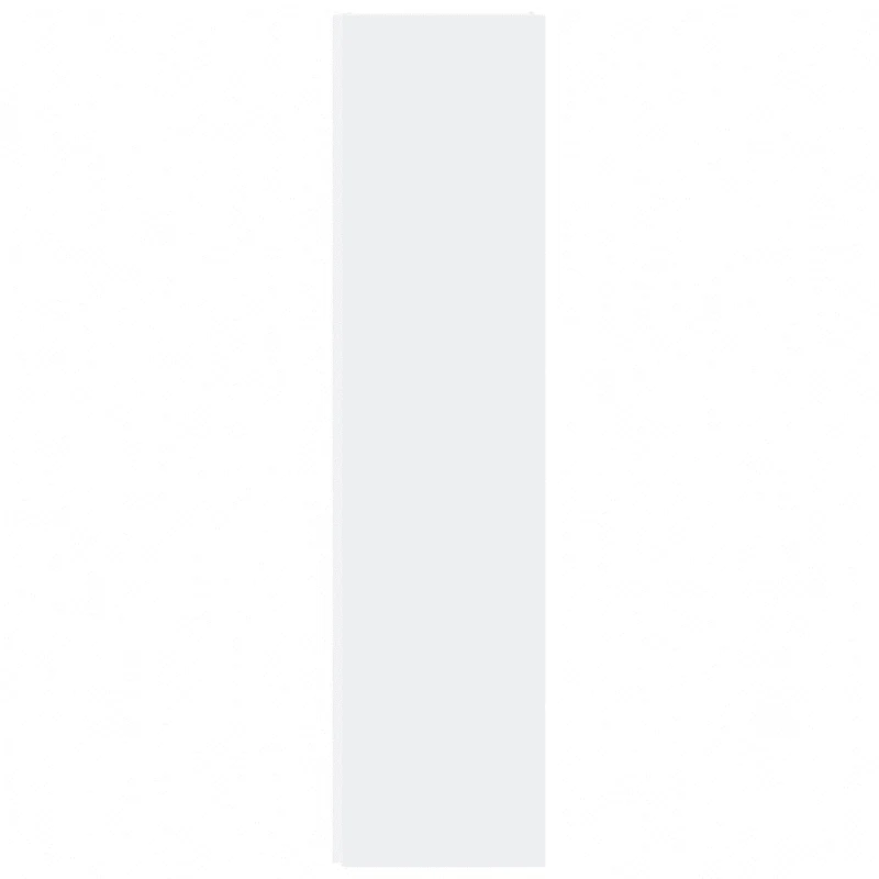 Armoire d'angle blanche compacte rangement 33 x 33 x 132 cm design élégant pour salon chambre en bois blanc 02_0047972