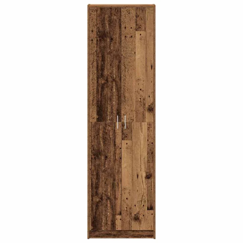 Armoire moderne en bois d'ingénierie 55 x 25 x 189 cm grand espace de rangement épurée en bois ancien 02_0055921
