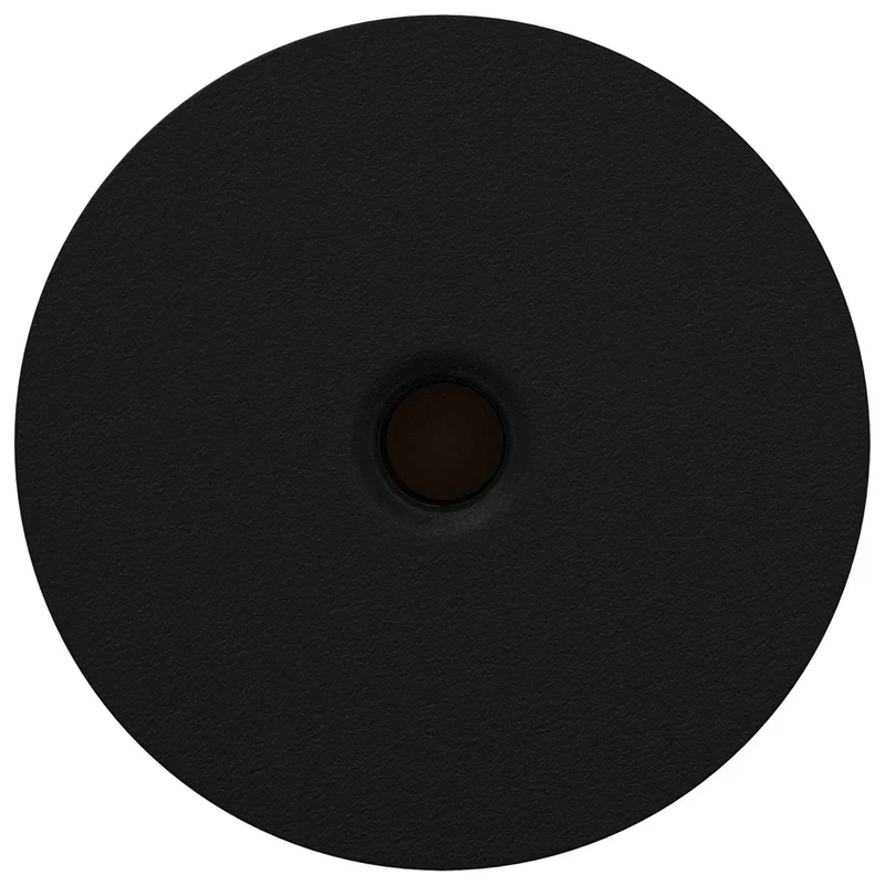 Lot de 2 pieds de meuble cylindriques modernes 40 x 40 x 98 mm en fer noir 02_0051989