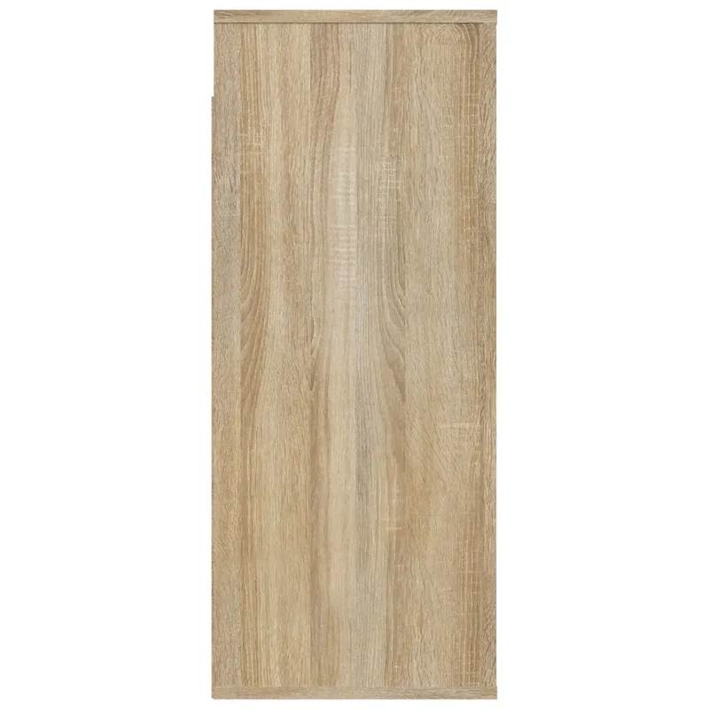 Armoire murale pratique bois d'ingénierie 80 x 33 x 80 cm design mural rangement élégant en bois chêne sonoma 02_0048283