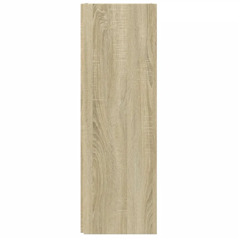 Armoire d'angle compacte 33 x 33 x 100 cm 3 compartiments élégante moderne en bois d'ingénierie chêne sonoma 02_0047970