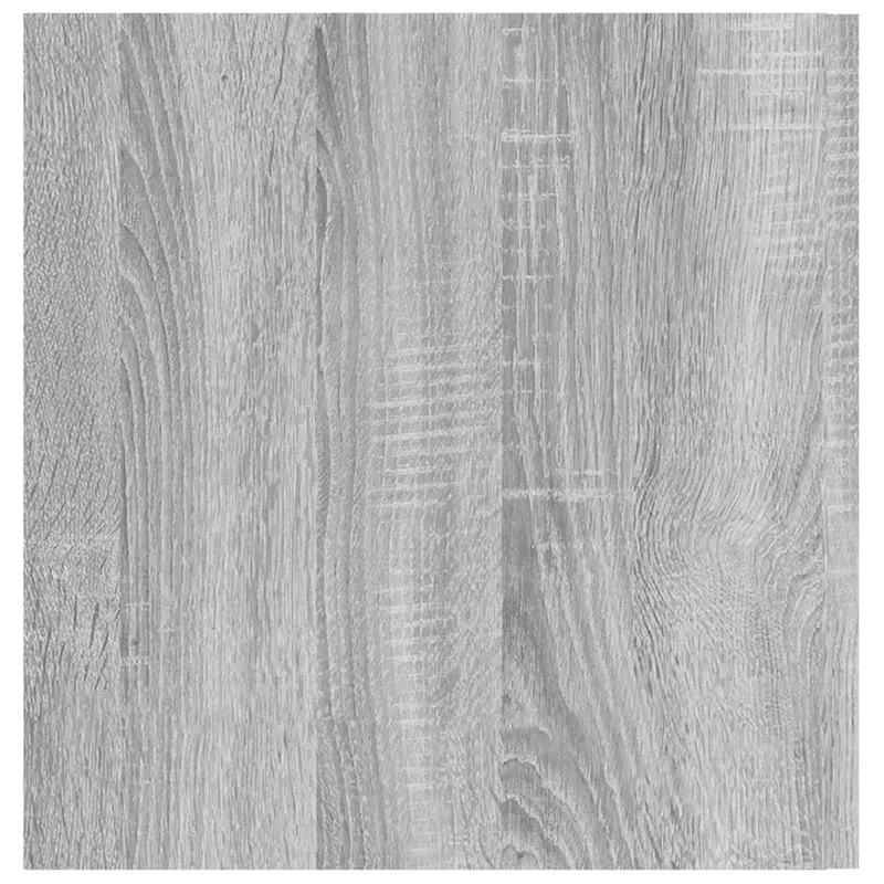 Armoire murale design moderne 80 x 39 x 40 cm rangement pratique en bois d'ingénierie gris 02_0048174
