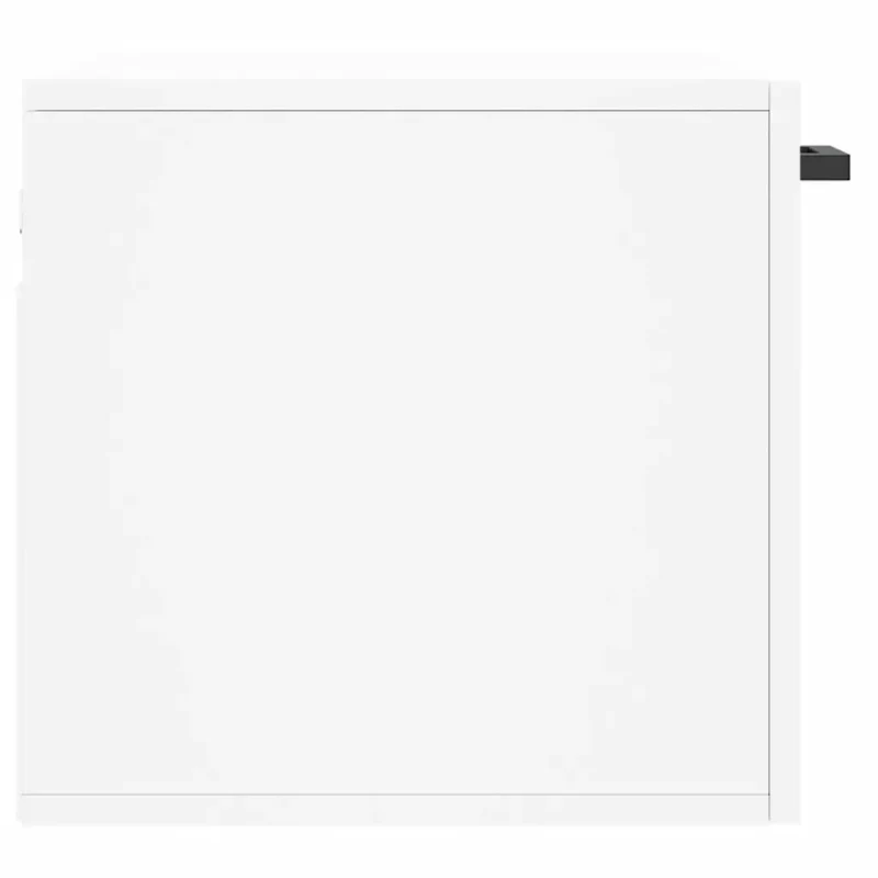 Armoire murale rangement décoratif moderne 60 x 36,5 x 35 cm en bois d'ingénierie blanc 02_0048838