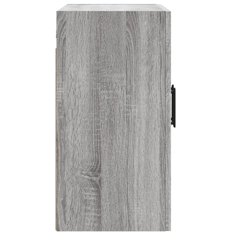 Armoire murale moderne rangement pratique décoratif 60 x 31 x 60 cm en bois d'ingénierie gris 02_0048813
