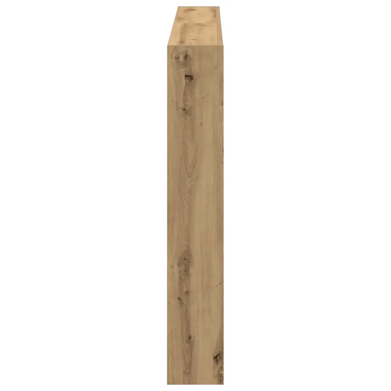 Armoire tête de lit avec LED moderne rangement intégral 160 x 17 x 102 cm en bois d'ingénierie chêne artisanal 02_0051948