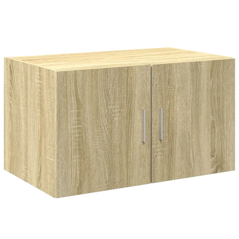 Armoire de rangement vertical moderne espace optimisation 70 x 42,5 x 225 cm en bois d'ingénierie chêne sonoma 02_0055582
