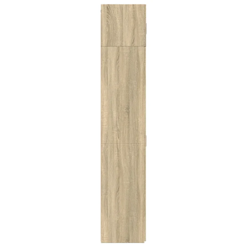 Armoire de rangement vertical moderne espace optimisation 70 x 42,5 x 225 cm en bois d'ingénierie chêne sonoma 02_0055582