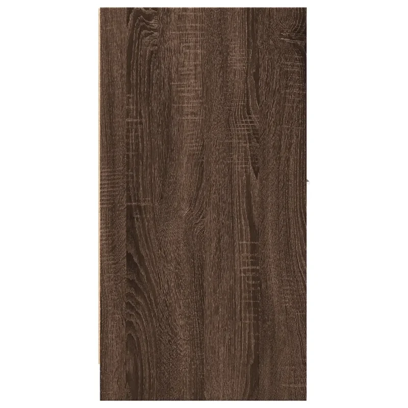 Armoire apothicaire multifonctionnelle 30 x 41 x 77 cm grand espace de rangement style classique en bois d'ingénierie marron 02_0050607