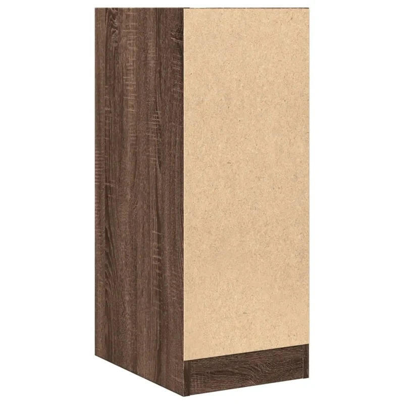 Armoire apothicaire multifonctionnelle 30 x 41 x 77 cm grand espace de rangement style classique en bois d'ingénierie marron 02_0050607