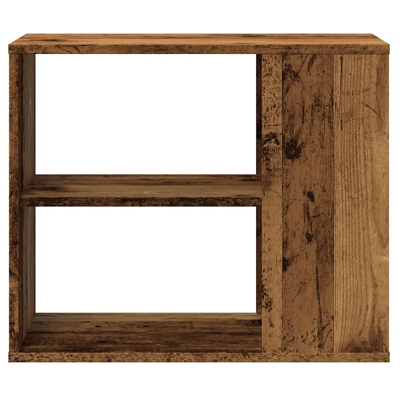 Armoire latérale pratique rangement moderne 60 x 30 x 50 cm en bois d'ingénierie vieux bois 02_0050890