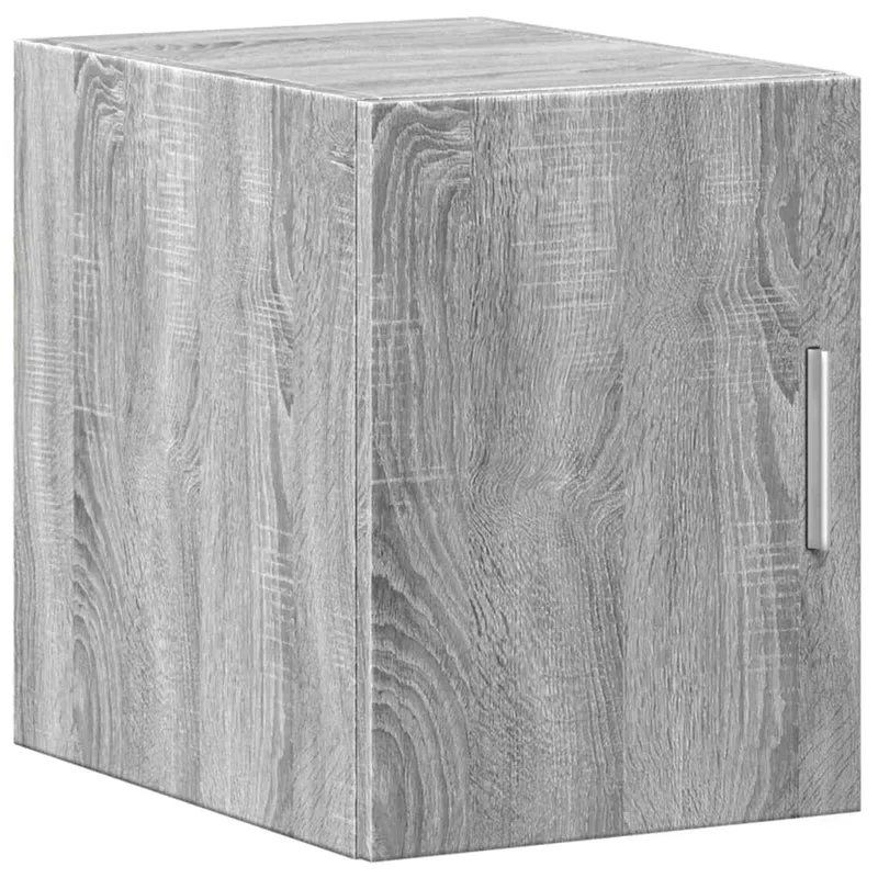 Armoire de rangement mince design moderne économisant espace 30 x 42,5 x 225 cm en bois d'ingénierie gris 02_0055557