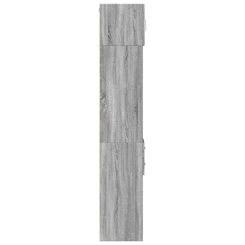 Armoire de rangement mince design moderne économisant espace 30 x 42,5 x 225 cm en bois d'ingénierie gris 02_0055557