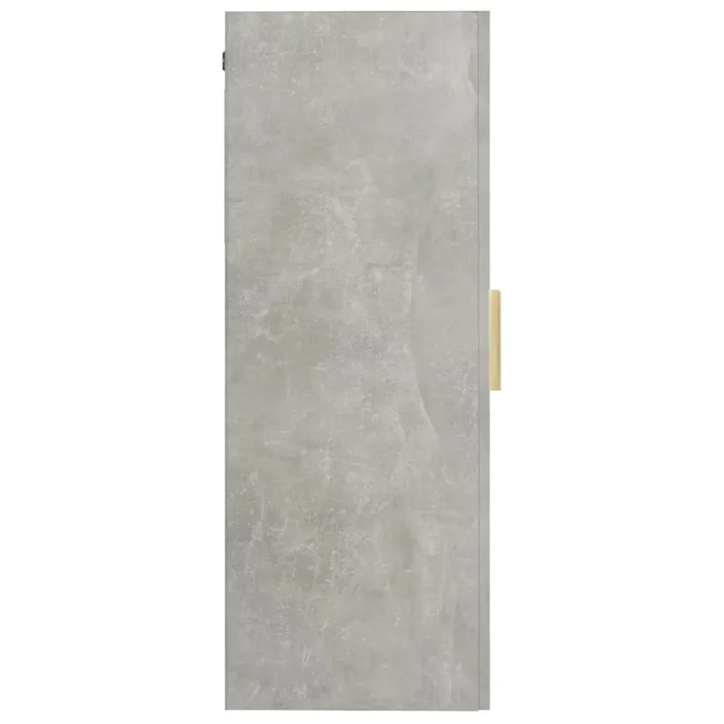 Armoire murale suspendue avec grand espace de rangement moderne 69,5 x 34 x 90 cm en bois d'ingénierie gris béton 02_0048023