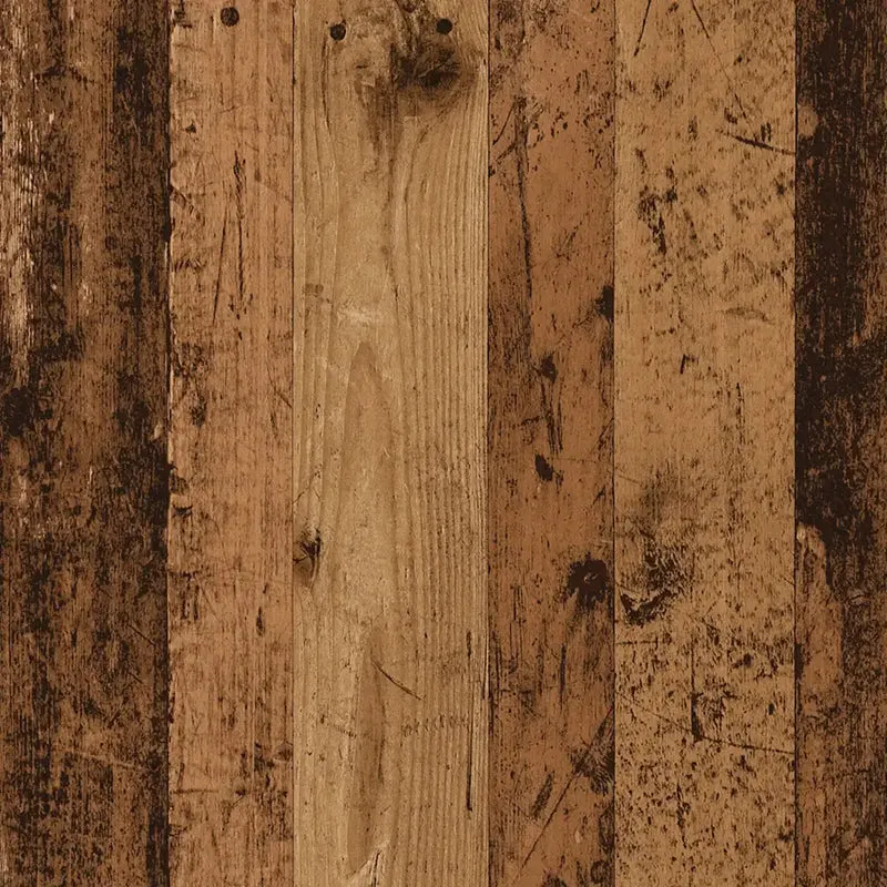 Armoire de tête de lit contemporaine rangement pratique 120 x 19 x 103 cm en bois d'ingénierie vieux bois 02_0050954