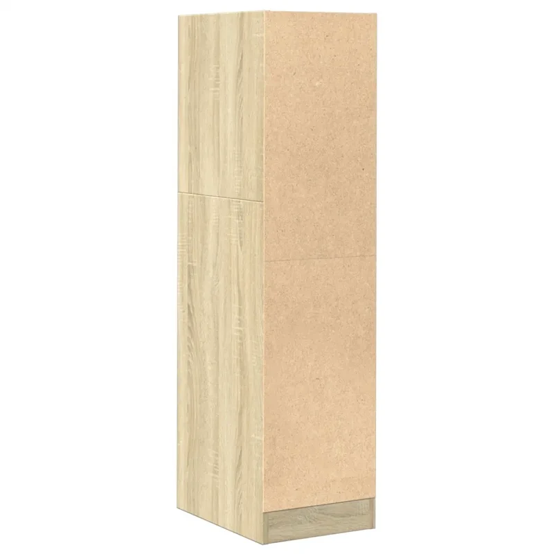 Armoire d'apothicaire multifonctionnelle rangement 30 x 41 x 118 cm style classique en bois d'ingénierie chêne sonoma 02_0050612
