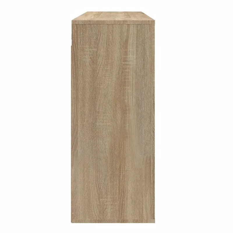 Armoire murale suspendue design pratique rangement 80 x 33 x 80 cm en bois d'ingénierie chêne sonoma 02_0048276