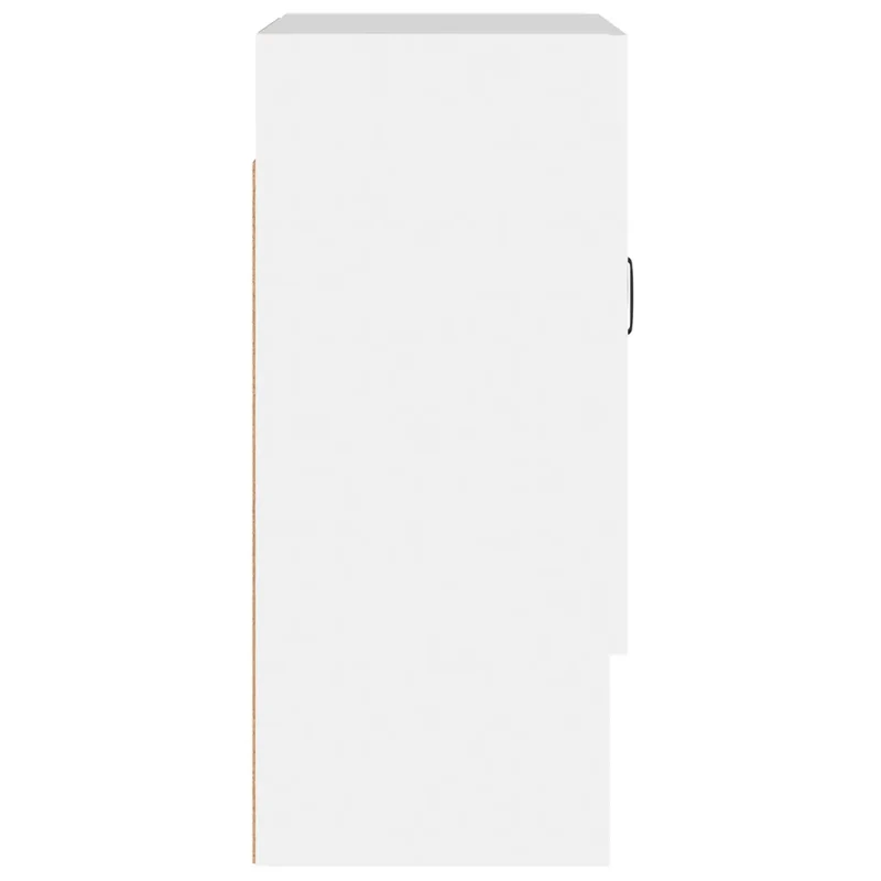 Armoire murale design moderne rangement mural 60 x 31 x 70 cm en bois d'ingénierie blanc 02_0048045