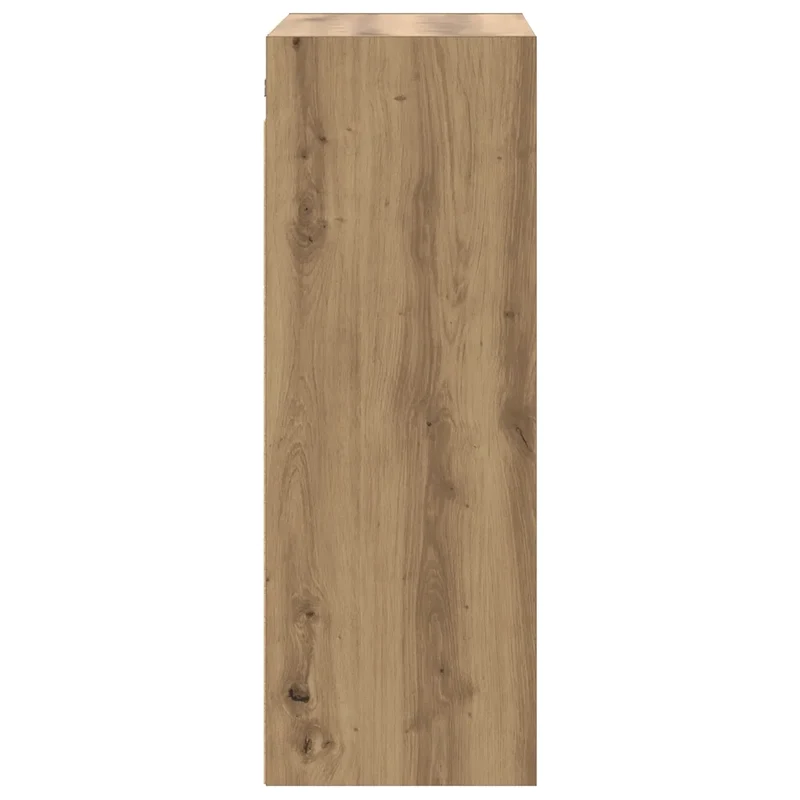 Armoire murale suspendue moderne rangement 69,5 x 32,5 x 90 cm en bois d'ingénierie chêne artisanal 02_0051020