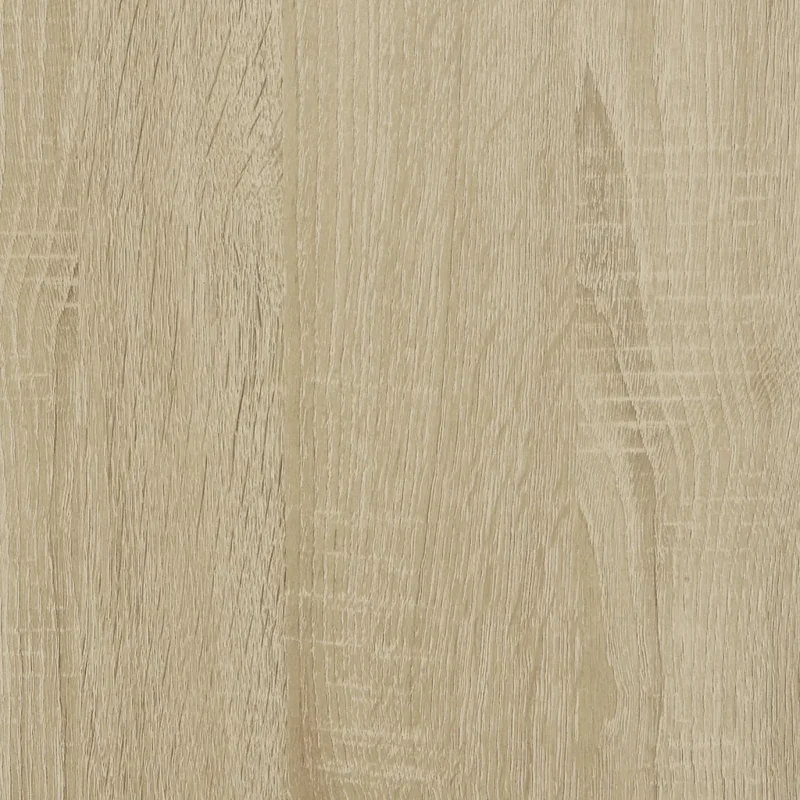 Armoire d'angle bois d'ingénierie 33 x 33 x 132 cm rangement élégant salon soirée cosy en bois chêne sonoma 02_0047974