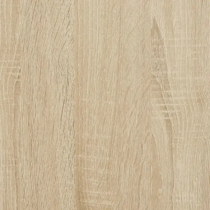 Armoire à disques vintage pratique salon rangement 100 x 38 x 48 cm en bois d'ingénierie chêne sonoma 02_0049142