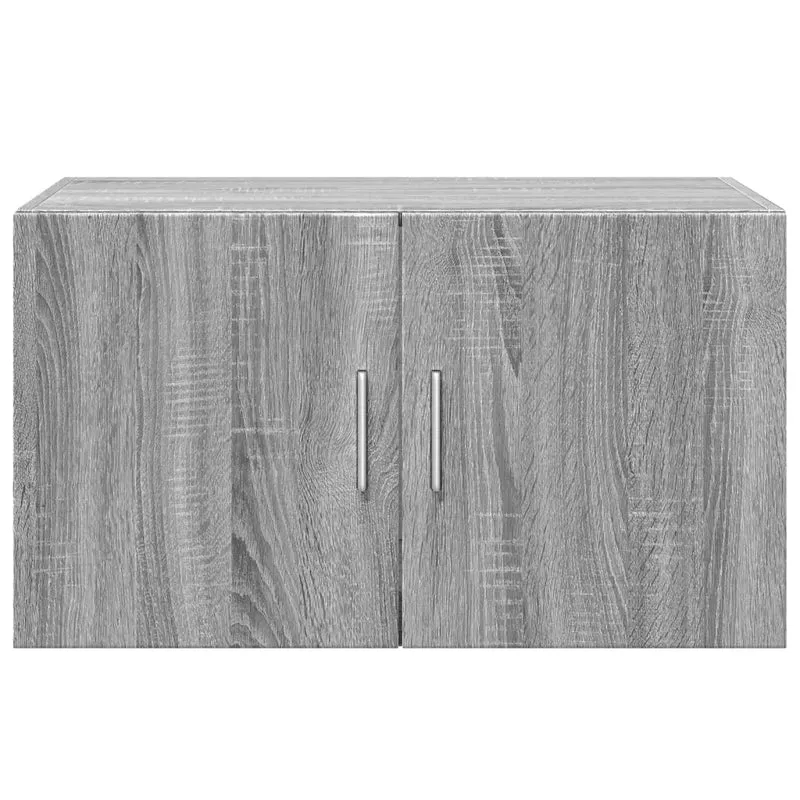 Armoire murale espace de rangement pratique 70 x 42 x 40 cm en bois d'ingénierie sonoma gris 02_0049502