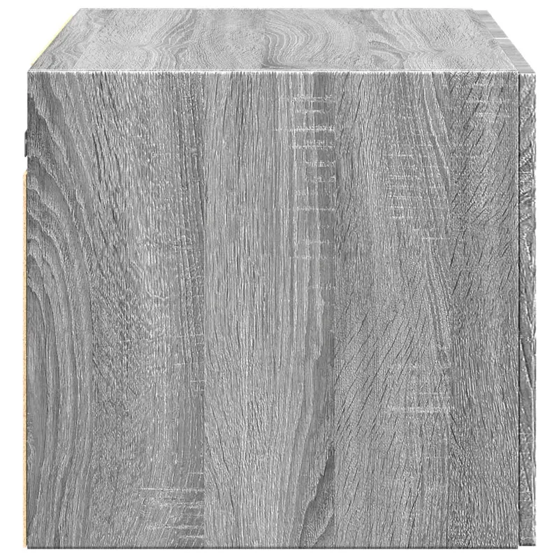 Armoire murale espace de rangement pratique 70 x 42 x 40 cm en bois d'ingénierie sonoma gris 02_0049502