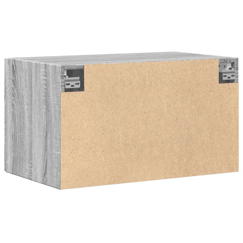 Armoire murale espace de rangement pratique 70 x 42 x 40 cm en bois d'ingénierie sonoma gris 02_0049502