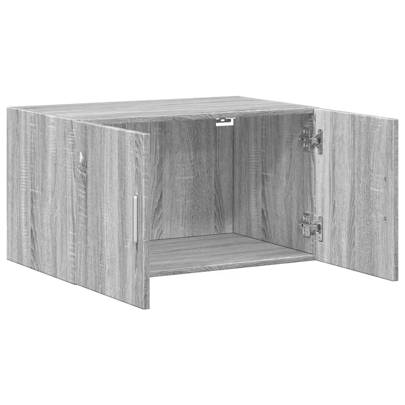 Armoire murale espace de rangement pratique 70 x 42 x 40 cm en bois d'ingénierie sonoma gris 02_0049502