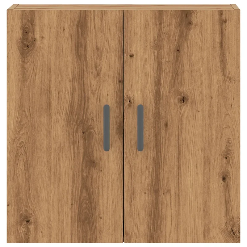 Armoire murale flottante rangement grand espace 60 x 31 x 60 cm en bois d'ingénierie chêne artisanal 02_0051139