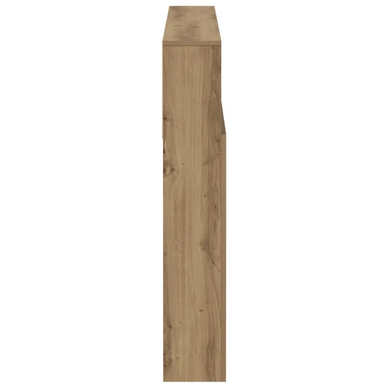 Armoire de tête de lit bois d'ingénierie moderne rangement 120 x 19 x 103 cm en bois chêne artisanal 02_0050955