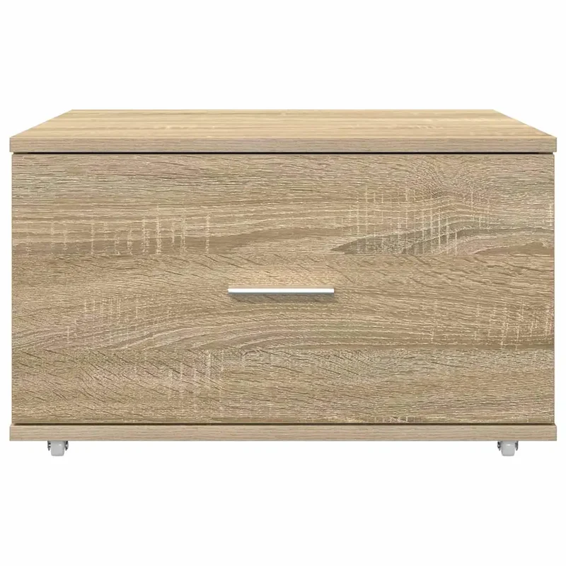 Armoire à tiroirs rectangle moderne 55 x 45 x 31 cm avec grand espace de rangement design en bois d'ingénierie chêne sonoma 02_0052195