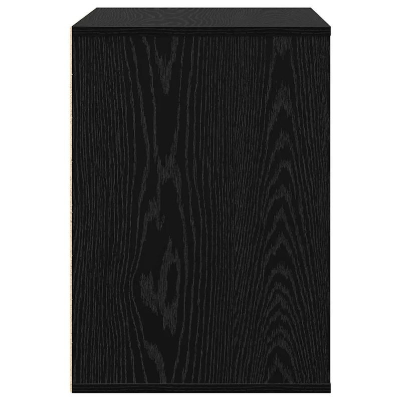 Armoire à tiroirs moderne rangement 60 x 41 x 58 cm en bois d'ingénierie noir 02_0052155